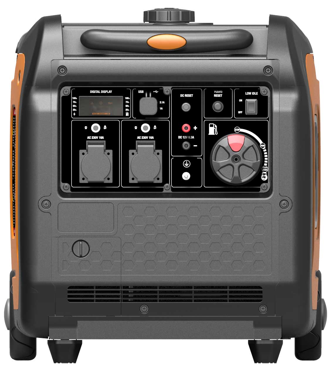 Stromerzeuger fortec INVERTER 5500 Watt, Benzin FT60001
