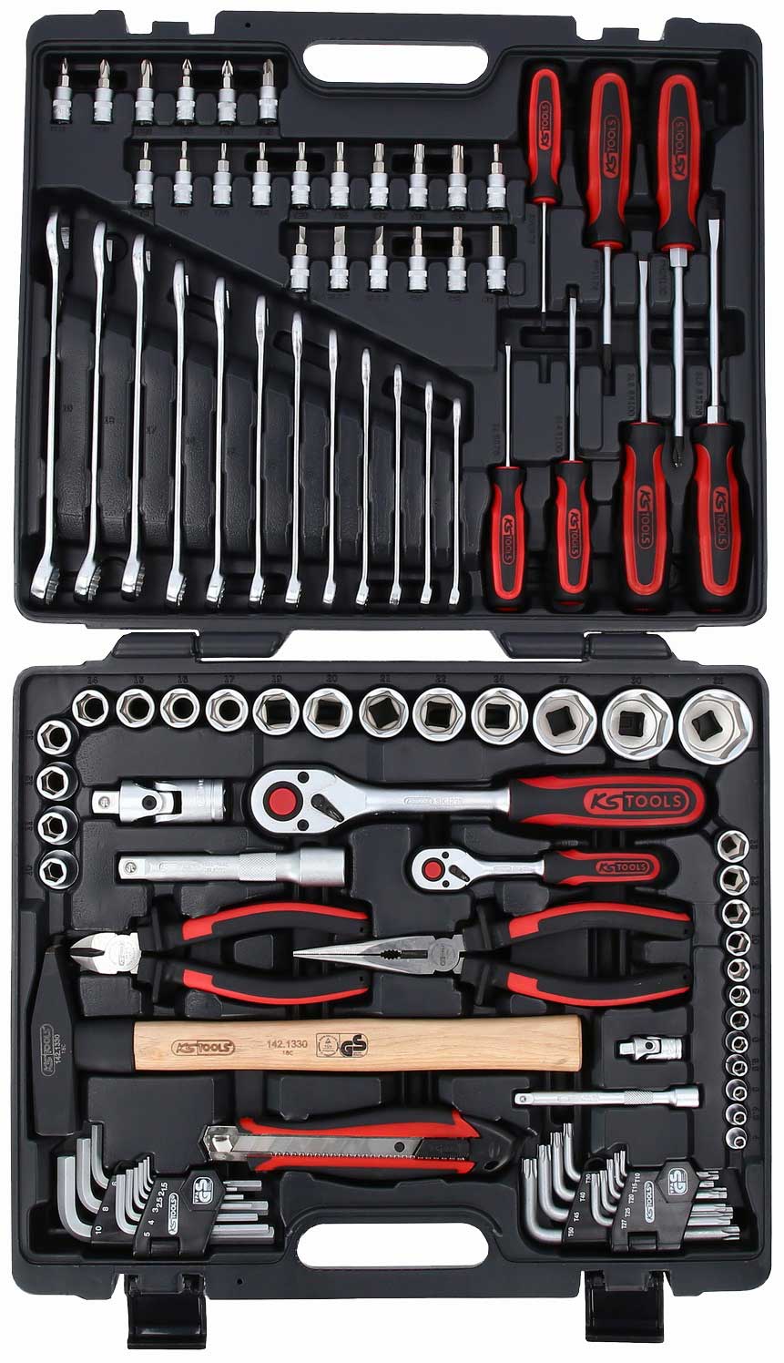 Univerlsal-Werkzeug-Satz KS-TOOLS CLASSIC 1/4"+1/2", 97-tlg