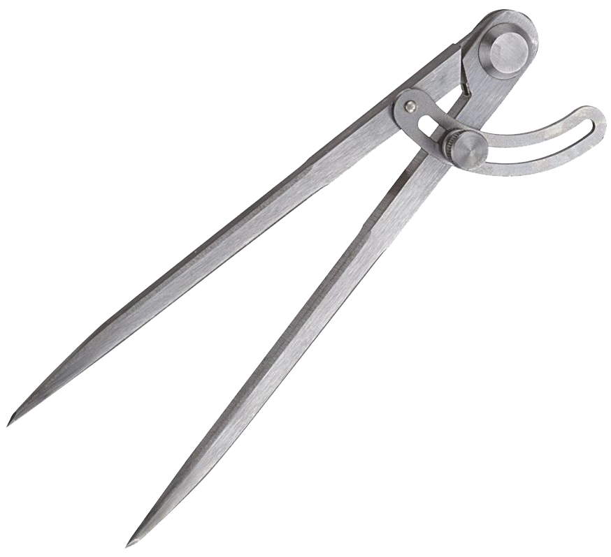Bogenzirkel mit Nietscharnier