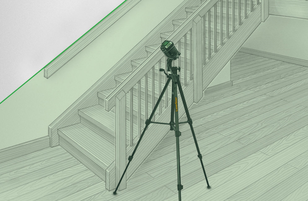 Kreuzlinienlaser X1-Laser 360° mit grüner Lasertechnologie