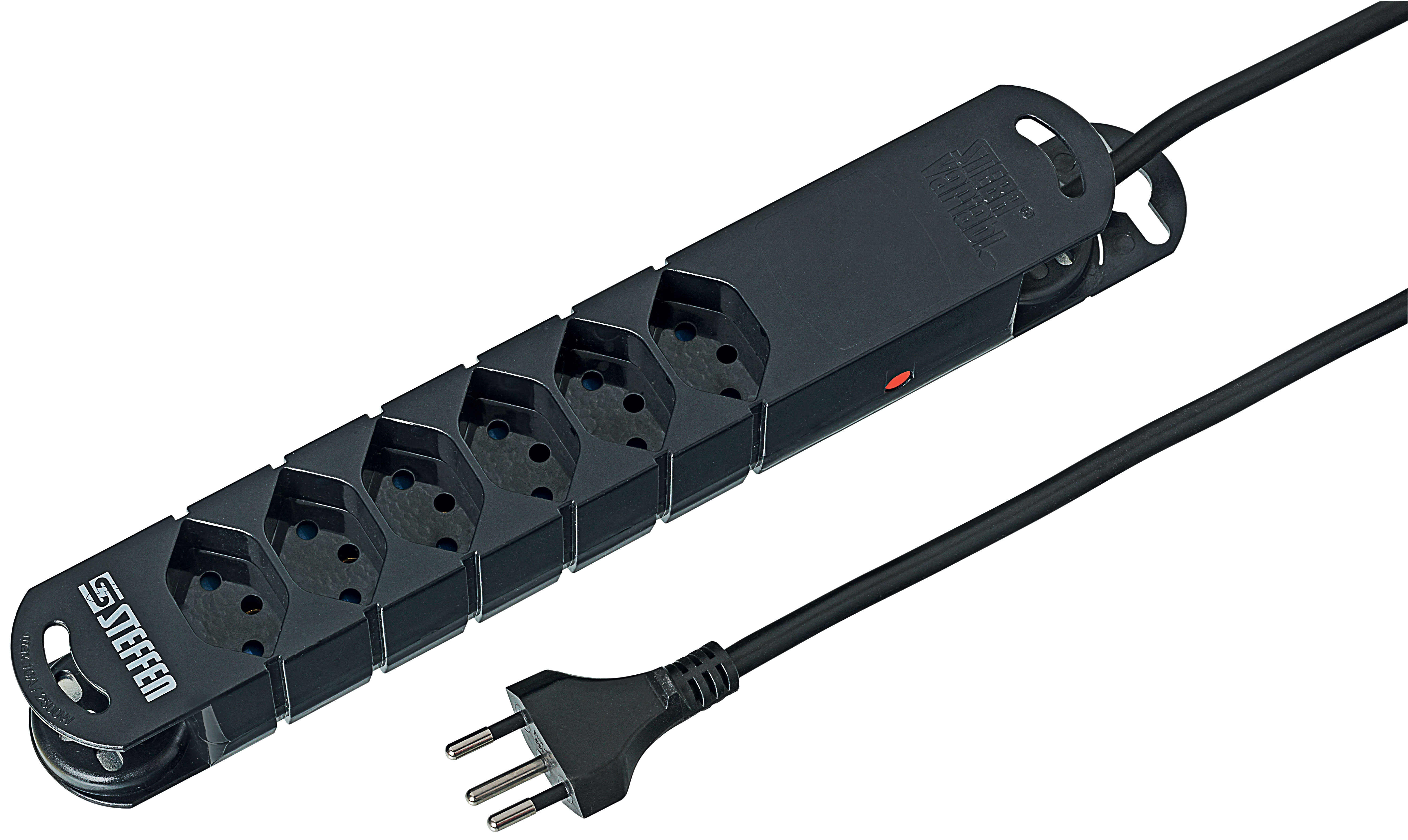 Steckdosenleiste Variabl, 6 x T13 längs, mit Magnet
