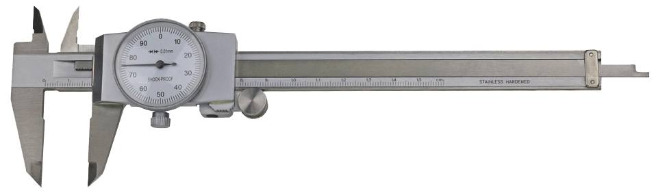 Uhren-Schieblehre mit Rolle 150 mm