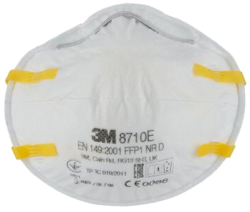 Feinstaubmasken 3M™ 8710E FFP1, Packung à 20 Stück