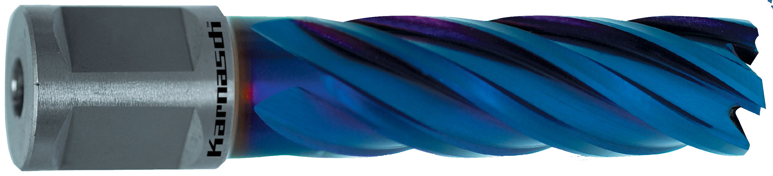 Kernbohrer HSS-XE Durablue, Schnitttiefe 55 mm, Weldon 19 KARNASCH 20.1313
