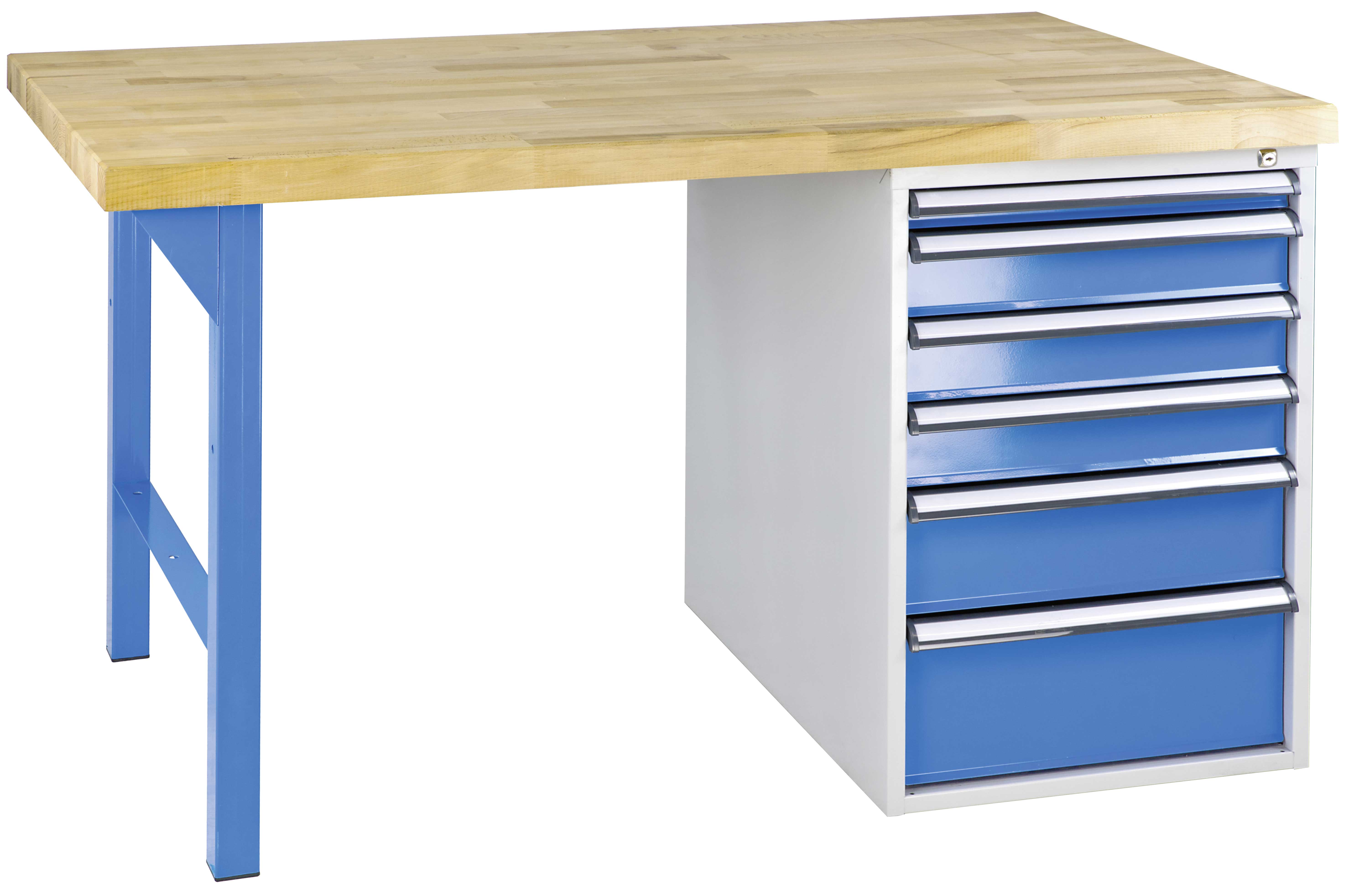 Werkbank METEC mit 6 Schubladen