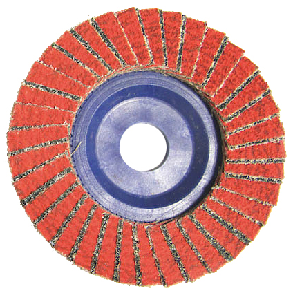 Schleiflamellenteller PLATINUM ø 125 mm, schräg (gekröpft)