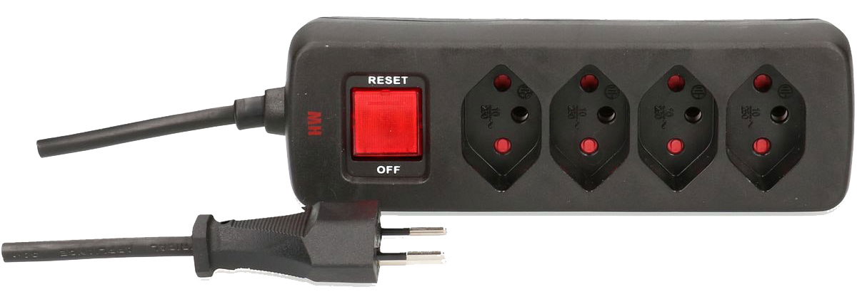 Steckdosenleiste Basic, 4 x T13