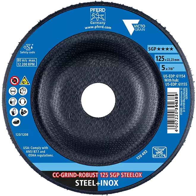 Schleifscheibe CC-GRIND-ROBUST SGP STEELOX VICTOGRAIN PFERD