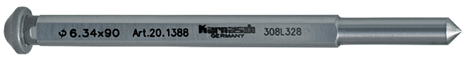 Auswerferstift 6.34 x 90 mm KARNASCH 20.1388