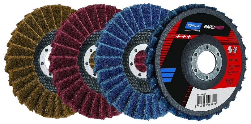 Vlieslamellenteller NORTON VORTEX Rapid Prep SCM