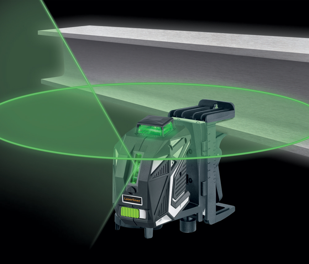 Kreuzlinienlaser X1-Laser 360° mit grüner Lasertechnologie