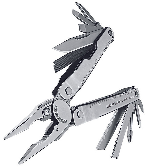 Multitool Leatherman SUPER TOOL 19-tlg silber