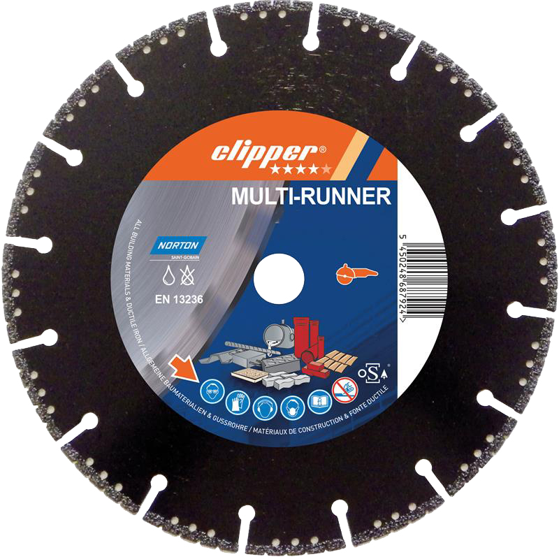 Universal-Diamant-Trennscheibe Multi-Runner Pro