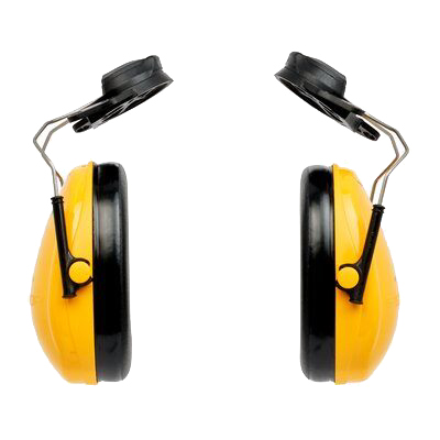 Kapselgehörschutz OPTIME I H510P3E, gelb, 26dB. für Helmbefestigung System 30 mm Steckschlitze