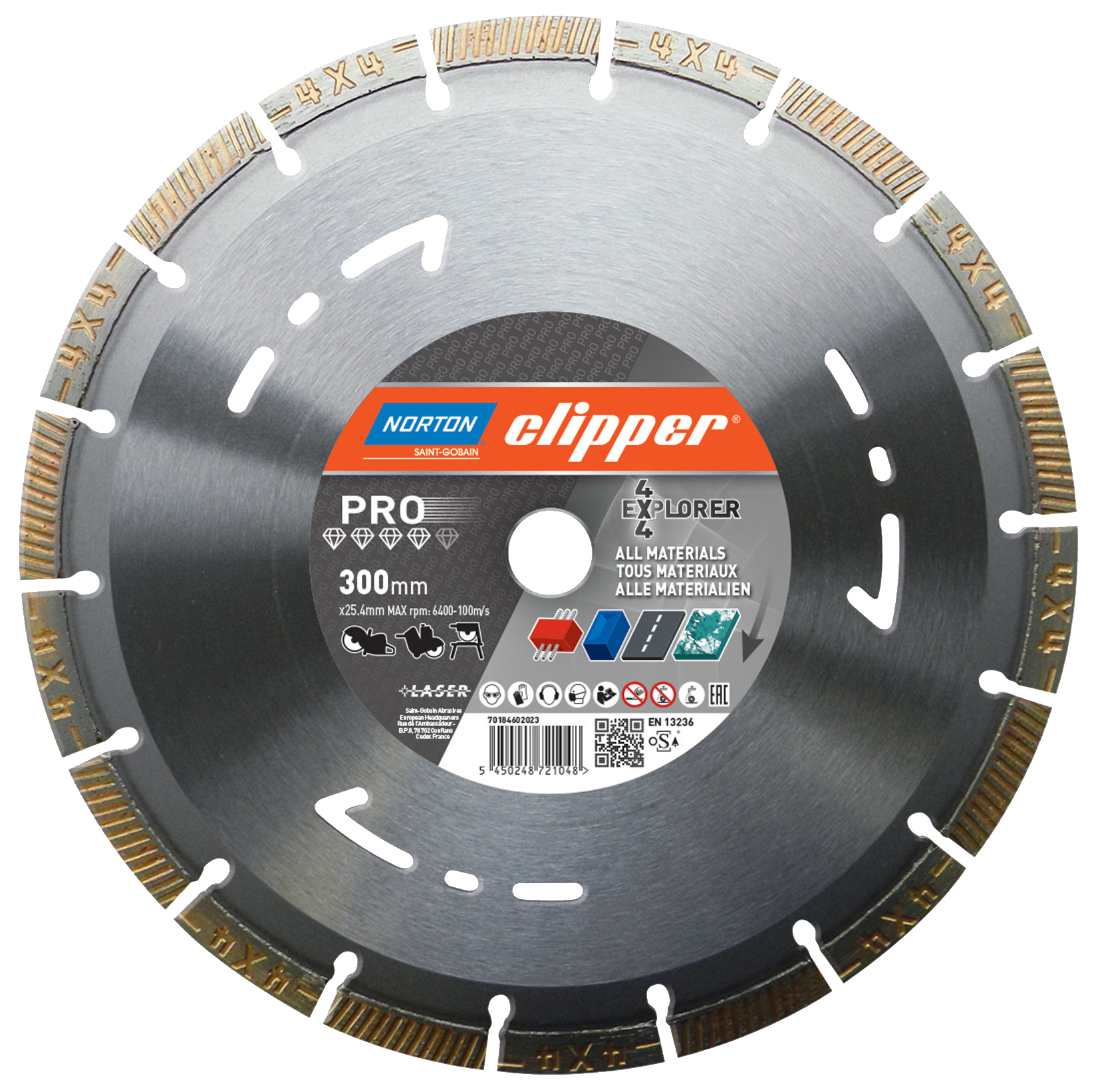 Universal-Diamant-Trennscheibe Pro 4X4 Explorer