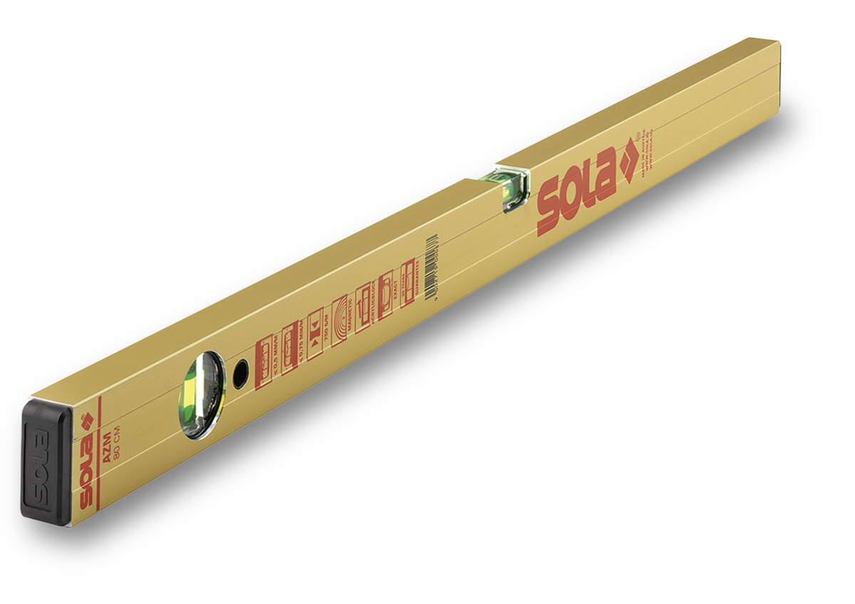 Wasserwaage ALU AZM gold mit Magnet SOLA
