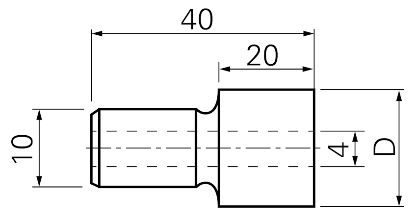 Zapfensenker HSS, INT Gr. 0, Typ N
