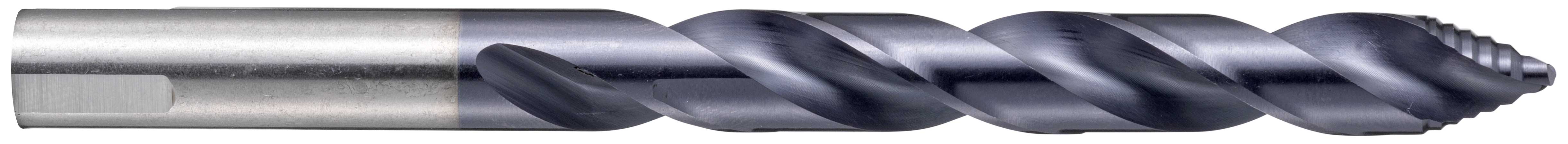 Spiralbohrer HSS-Co5% mit TiAlN-Stufenspitze, DIN 338