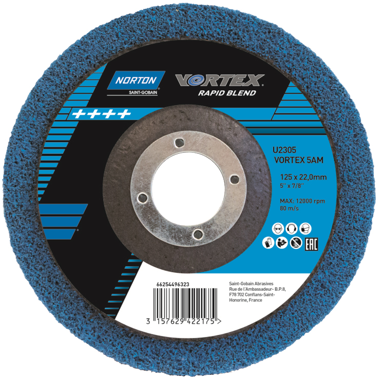 Schleifvliesscheiben NORTON VORTEX Rapid Blend