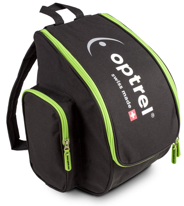 Helmrucksack schwarz/grün