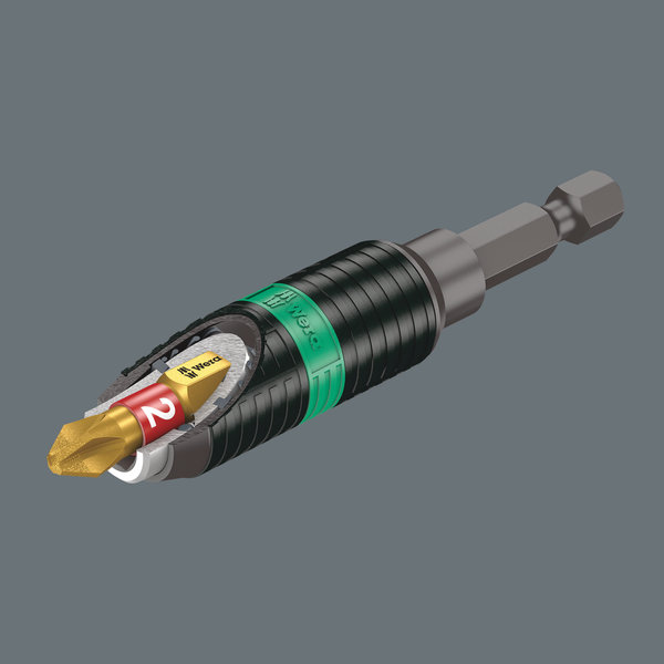 BiTorsion-Halter mit Schnellwechselfutter und Magnet