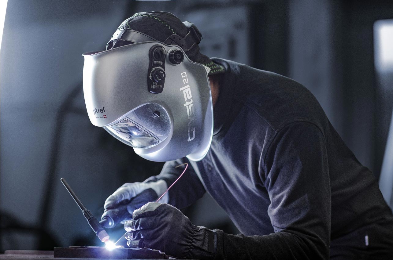 Automatikschweisserhelm Optrel crystal2.0 silber