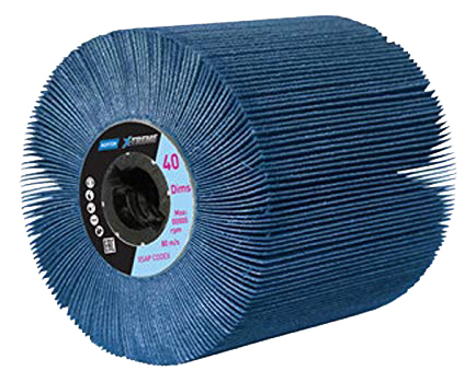 Fächerschleifwalzen X-TREME R822 110 x 100 x 19 mm für Satiniermaschinen